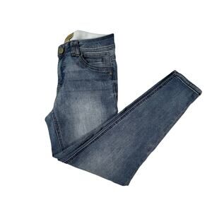 DEMOCRACY Womens 4 Light Wash Skinny Jeans Ab Technology Stretch Cotton Blend